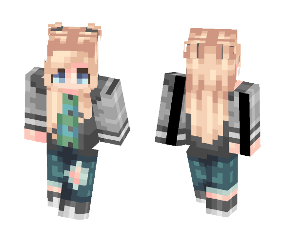 ~School Time + Male version~ - Female Minecraft Skins - image 1