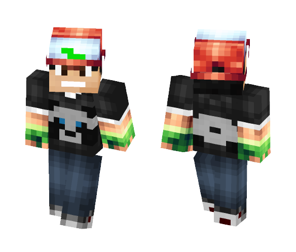 Ash Ketchum (POKEMON GO SPECIAL) - Male Minecraft Skins - image 1