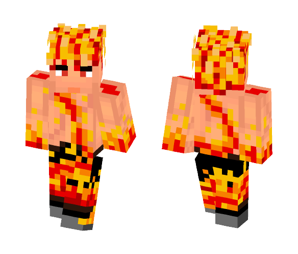 Fire Elemental - Male Minecraft Skins - image 1
