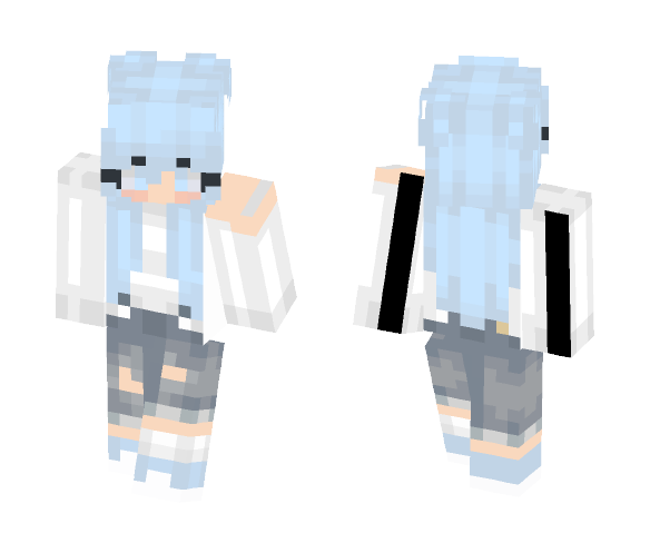 My cat is behind me - Cat Minecraft Skins - image 1