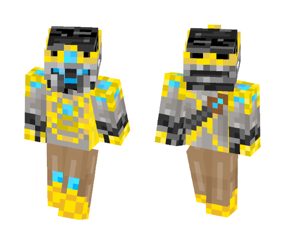 Bedrock WitherSkelly/Blue - Male Minecraft Skins - image 1