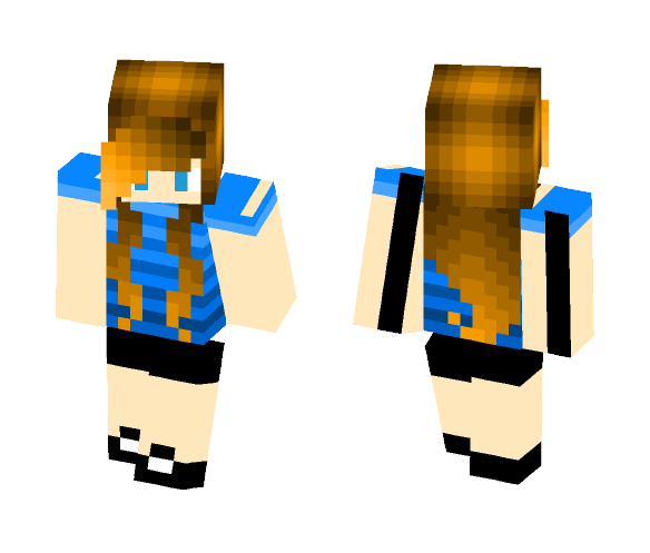 Simple Girl 3 { ΛГГΦωП } - Girl Minecraft Skins - image 1