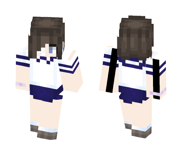 Griffin at school ( oc ) - Female Minecraft Skins - image 1