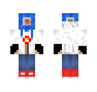 Command Block (Blue) - Male Minecraft Skins - image 2