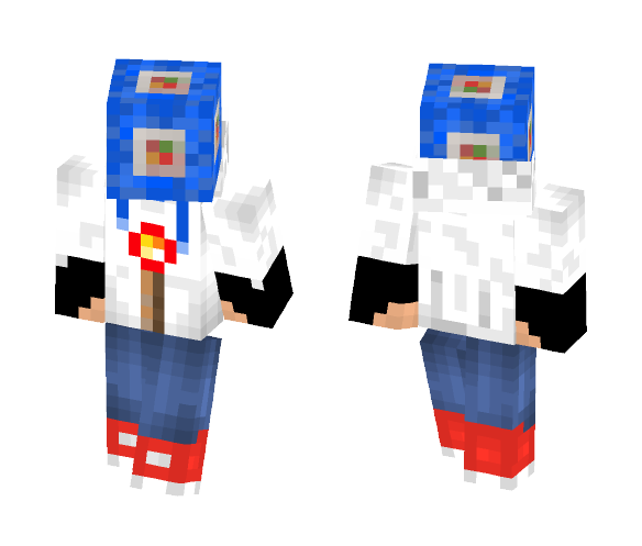 Command Block (Blue) - Male Minecraft Skins - image 1