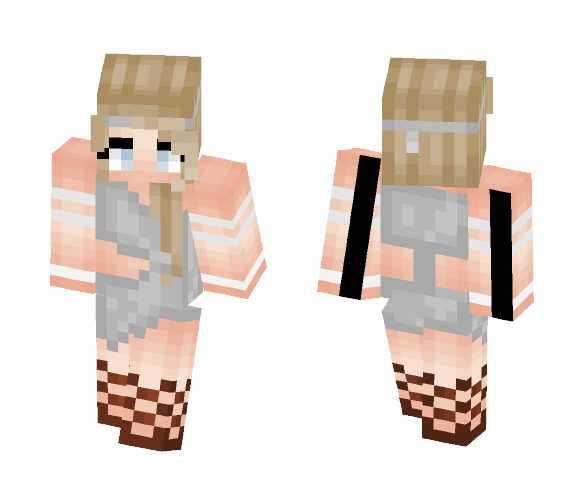 Really tired ~ Idek xD - Female Minecraft Skins - image 1