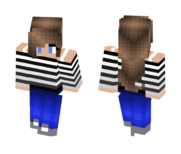 Download Free Girl Skin Skin for Minecraft image 1 Girl Skin - Girl Minecraft Skins - image 1