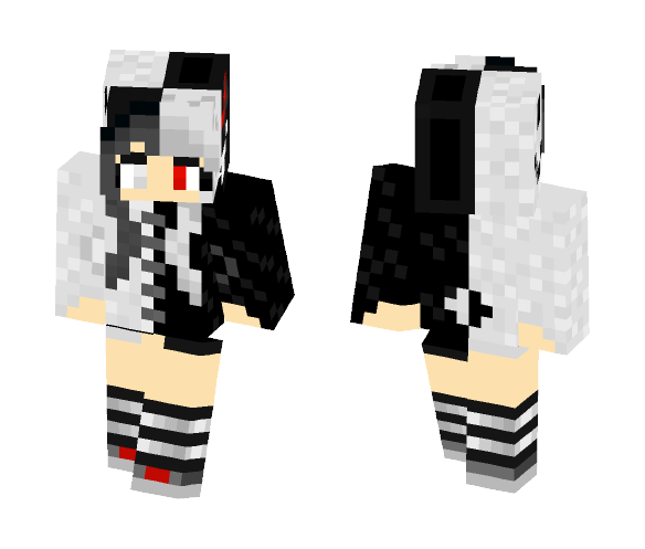 Monokuma Girl - Girl Minecraft Skins - image 1