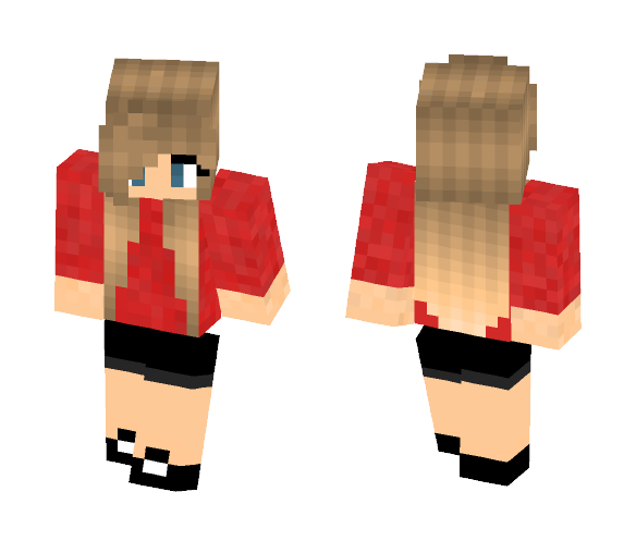 Girl in sweater - Girl Minecraft Skins - image 1