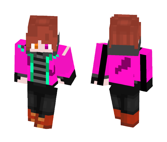 Use overlay to take jackett off - Male Minecraft Skins - image 1