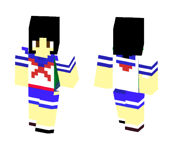 Ayano Aishi (Anime) - Female Minecraft Skins - image 1