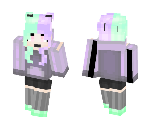 Pastel Goth - Female Minecraft Skins - image 1