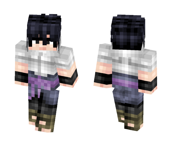 Sasuke Uchiha - Male Minecraft Skins - image 1