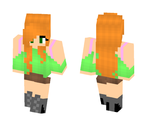 Teen Alex - For contest on Skindex - Female Minecraft Skins - image 1
