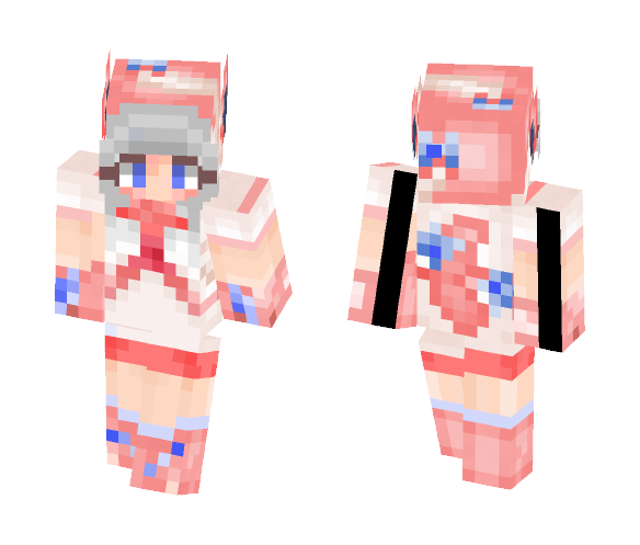 Download Free SYLVEON GIRL 2 ! Skin for Minecraft image 1 SYLVEON GIRL 2 ! - Girl Minecraft Skins - image 1