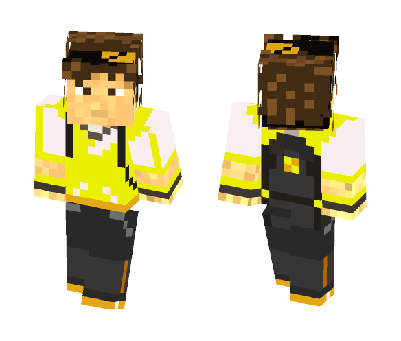 Team Instinct Pokemon Go - Male Minecraft Skins - image 1