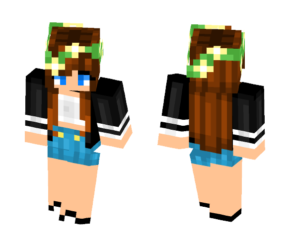 Download Free • Emo/Kawaii Girl • Skin for Minecraft image 1 • Emo/Kawaii Girl • - Girl Minecraft Skins - image 1