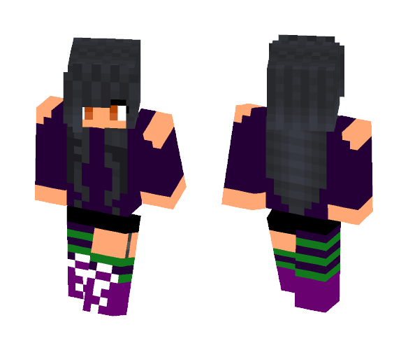 Download Free My street skin series! Skin #1 Skin for Minecraft image 1 My street skin series! Skin #1 - Female Minecraft Skins - image 1