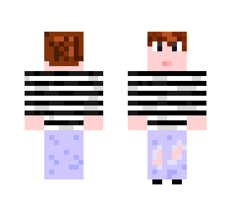 Guy with striped shirt!