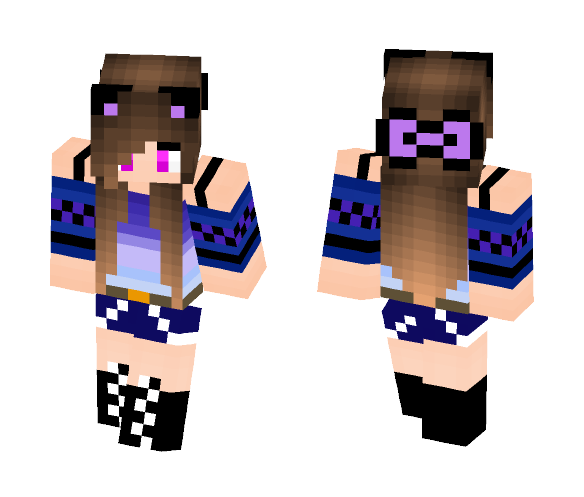 Cat eared Girl - Cat Minecraft Skins - image 1