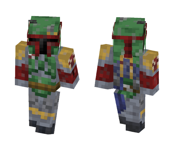 Download Free Boba Fett (Star Wars)~ Skin for Minecraft image 1 Boba Fett (Star Wars)~ - Male Minecraft Skins - image 1