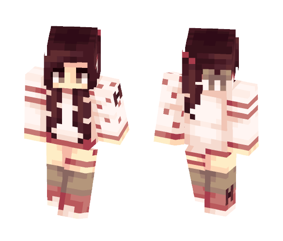 Summer Hoodie ✿ - Female Minecraft Skins - image 1