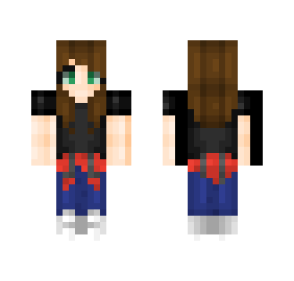 Me. (I know, I'm a bad skin maker.)