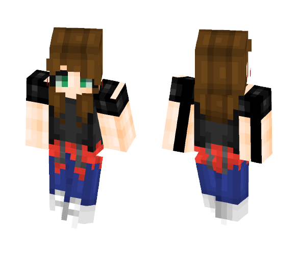 Me. (I know, I'm a bad skin maker.) - Female Minecraft Skins - image 1