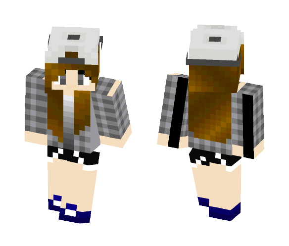 Brown Hair Tomboy - Female Minecraft Skins - image 1