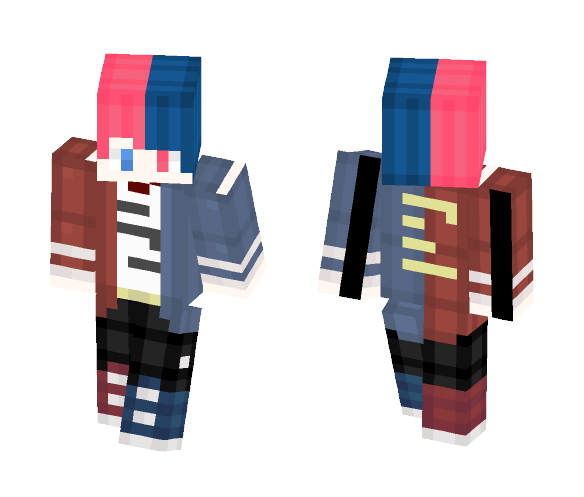 Harley Quinn (Bøy) - Comics Minecraft Skins - image 1
