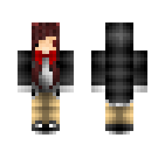 chibi hoodie girl