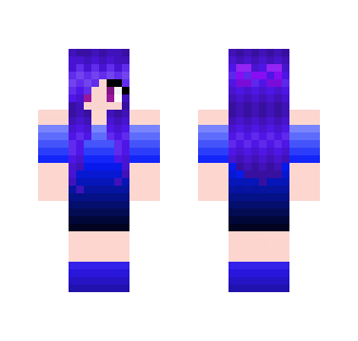 purple and blue
