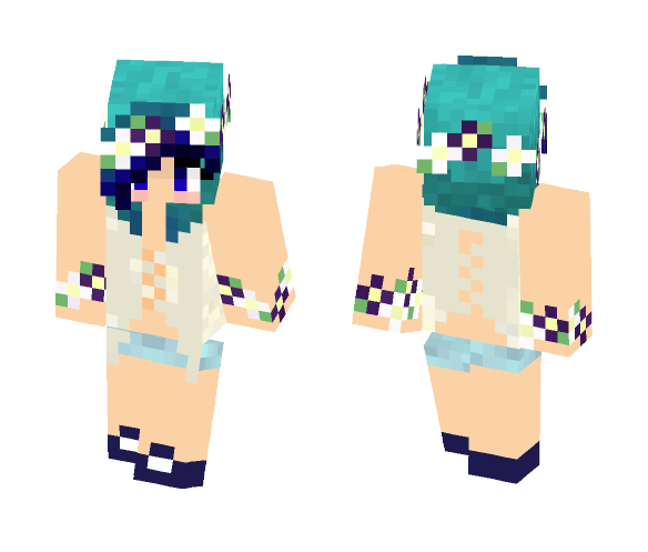 Flower Girl - Girl Minecraft Skins - image 1