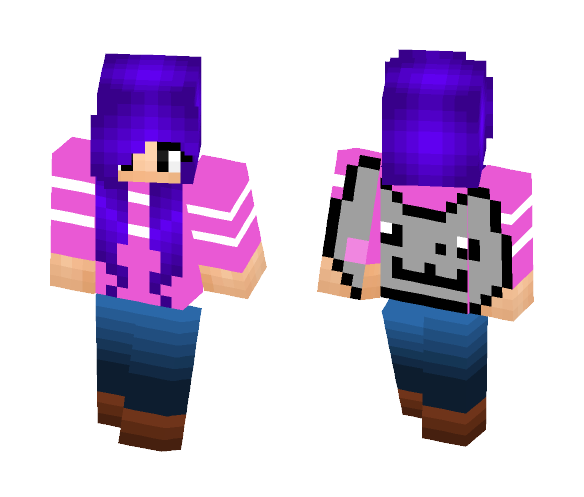 Nyan Cat Girl - Cat Minecraft Skins - image 1