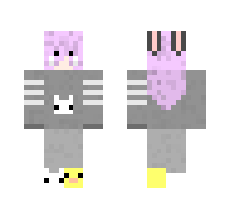 Edited; Finally fixed the ear~ - Female Minecraft Skins - image 2