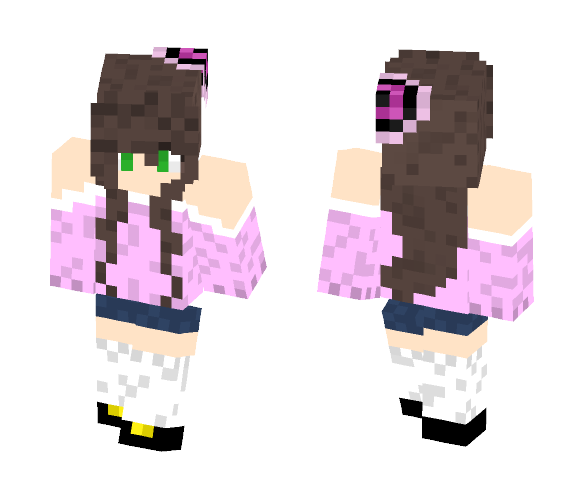 Download Free ~First Skin~ sorry if it sucks Skin for Minecraft image 1 ~First Skin~ sorry if it sucks - Female Minecraft Skins - image 1
