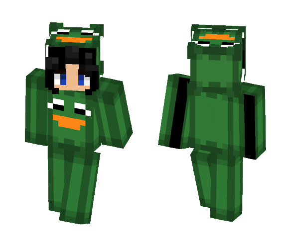 Pepe Onesie #1 - Female Minecraft Skins - image 1