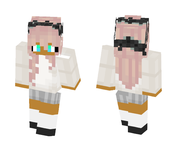 Download Free Flower Girl Skin for Minecraft image 1 Flower Girl - Girl Minecraft Skins - image 1