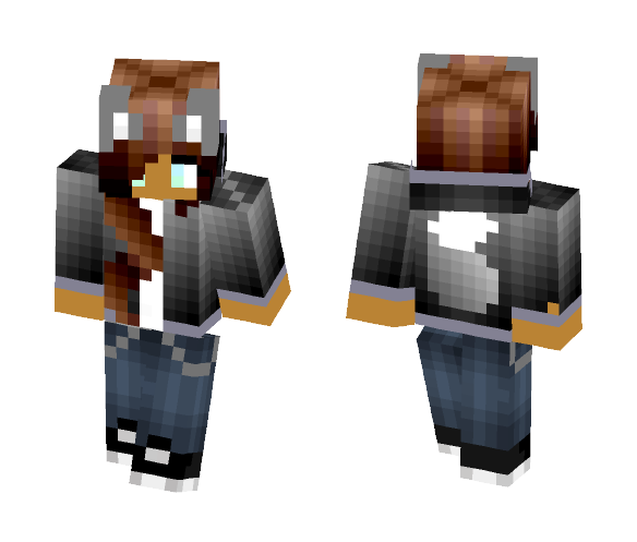Fox girl - Girl Minecraft Skins - image 1