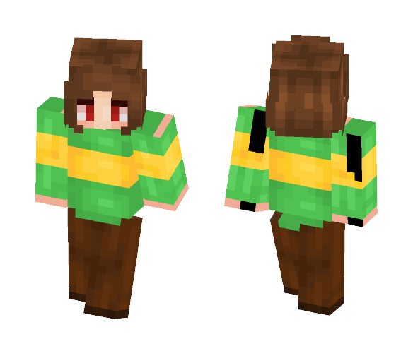 Chara - Undertale - Interchangeable Minecraft Skins - image 1