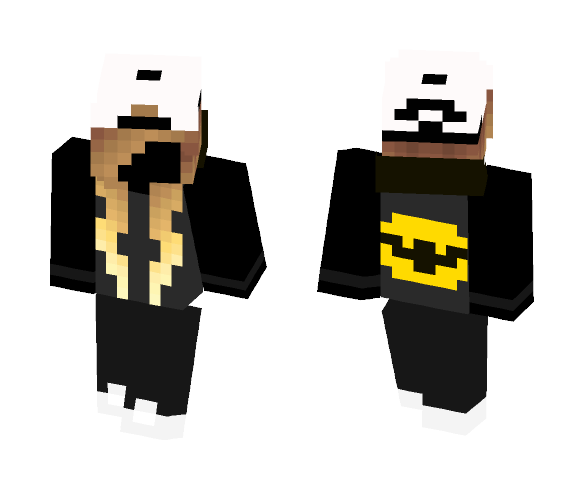 Bat Man Hoodie With Hair! - Batman Minecraft Skins - image 1