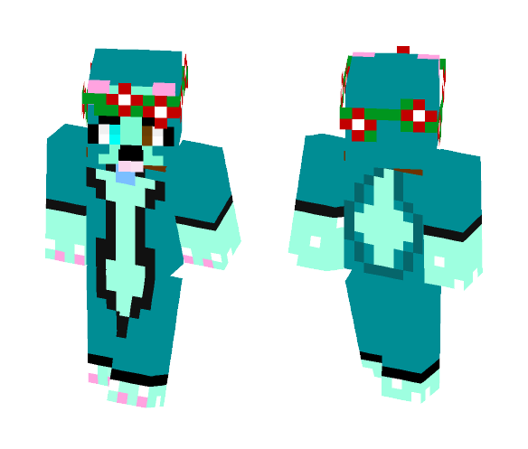 Flower Wolf - Female Minecraft Skins - image 1