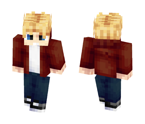 Blue eyed boy - Boy Minecraft Skins - image 1