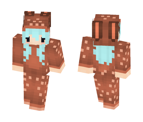 Jakalope Onesie - Female Minecraft Skins - image 1