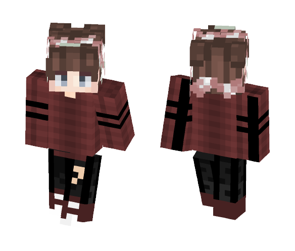 Cute teen boy with Ross - Boy Minecraft Skins - image 1