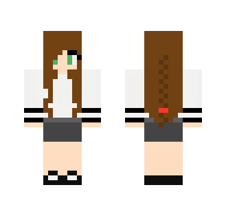 Yandere Girl with braid!! :D - Girl Minecraft Skins - image 2