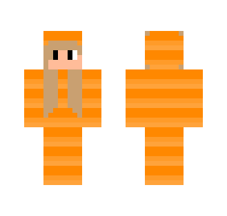 Slither.io Onesie Girl - Orange
