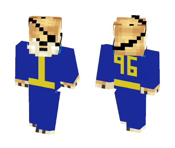 Fallout Skin #2 (My Friend's Skin) - Male Minecraft Skins - image 1