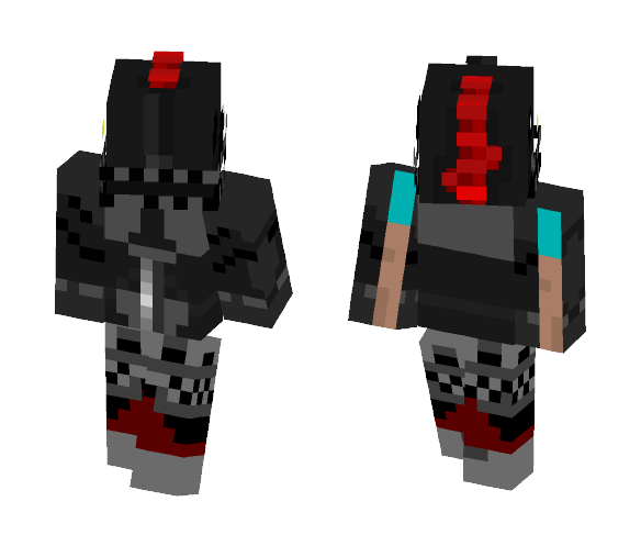 Undertale Armored Undyne - Female Minecraft Skins - image 1