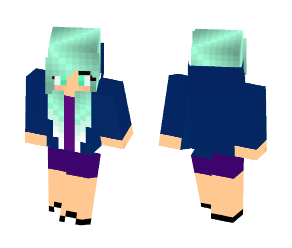 Download Free a cute hoody girl Skin for Minecraft image 1 a cute hoody girl - Cute Girls Minecraft Skins - image 1